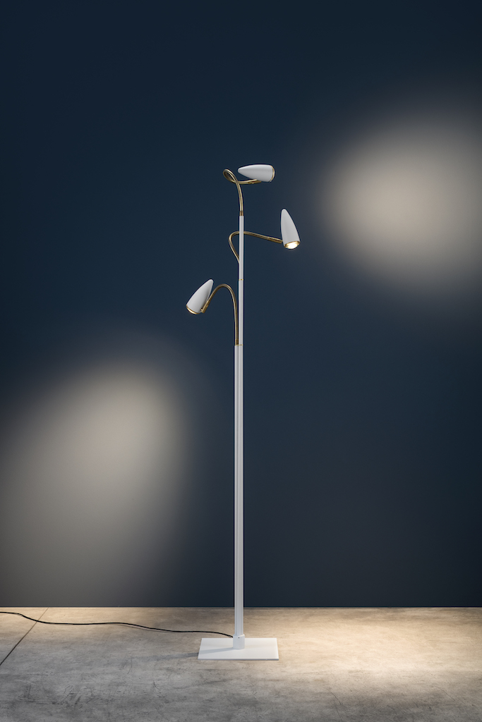CicloItalia Flex F3 Lampadaire Blanc Catellani & Smith