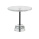Plateau : Transparent / Structure : Noir / Pied : Transparent
