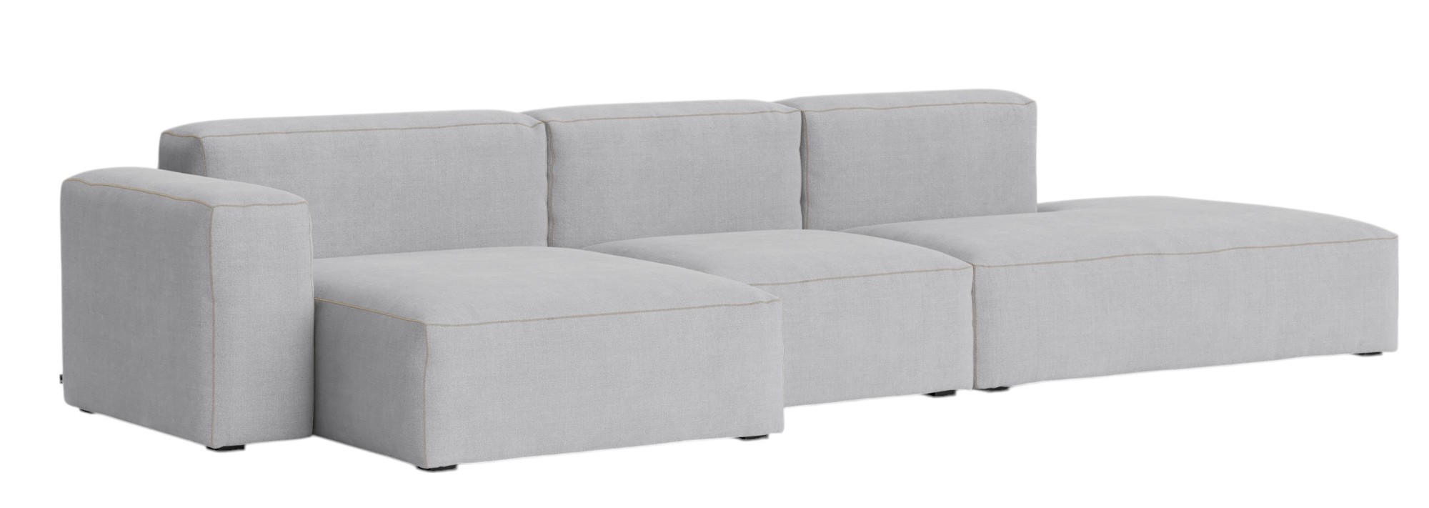 Mags Soft Canapé 3-places Combination 4 Low Armrest Accoudoir gauche Hay