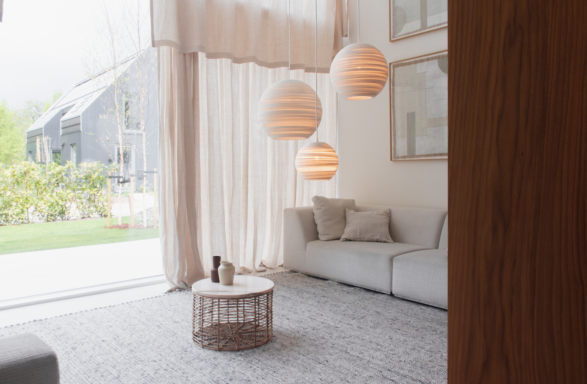 Scraplights Moon 18 Lampe suspendue Blanc Graypants