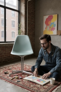 Eames Fiberglass Side Chair DSL Chaise Vitra 