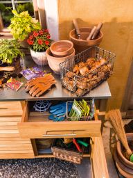 Deck 2 Éléments planche à plantes Extérieur Weishäupl