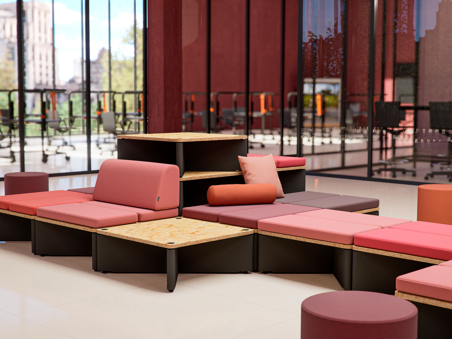 Plateforme de réinitialisation, système de plateforme modulaire Vitra