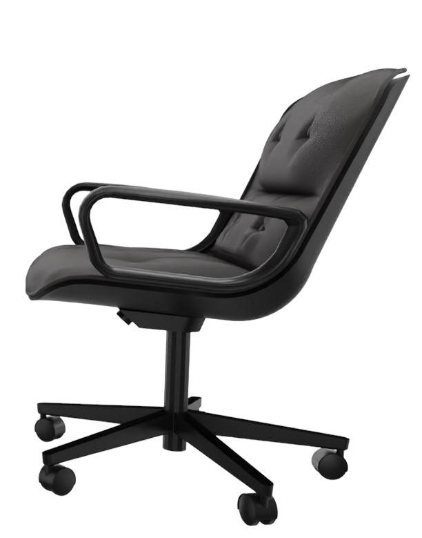 Pollock Executive chaise pivotante avec accoudoirs Knoll International 