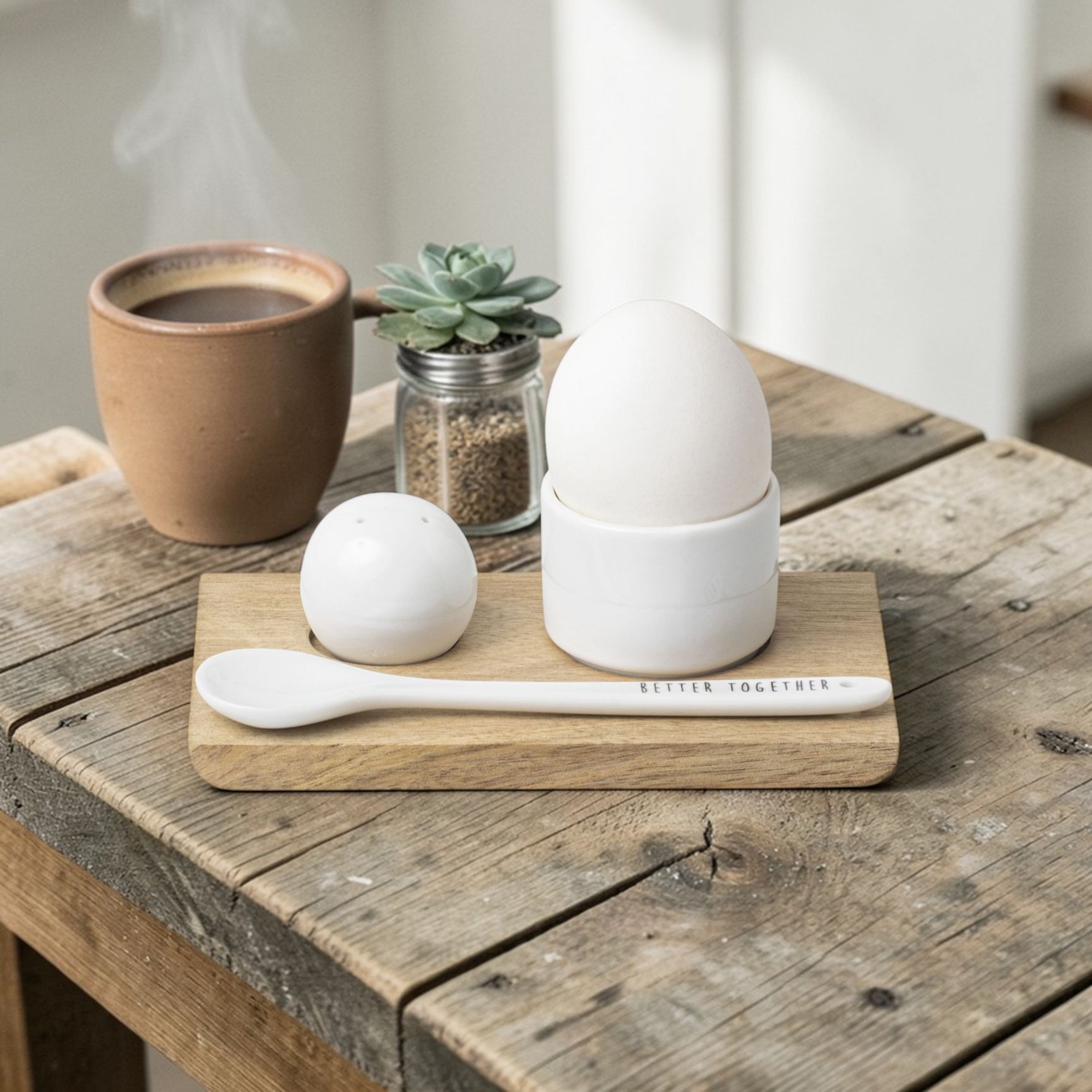 Set de coquetiers Better together Räder