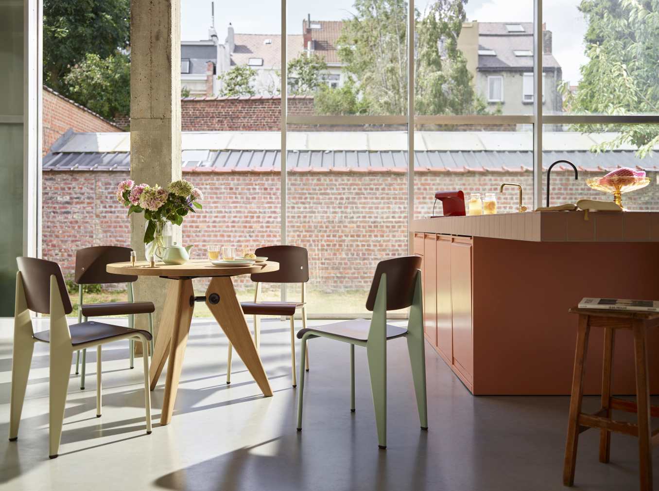 Gueridon/ Guéridon Table Ø 90 cm Vitra