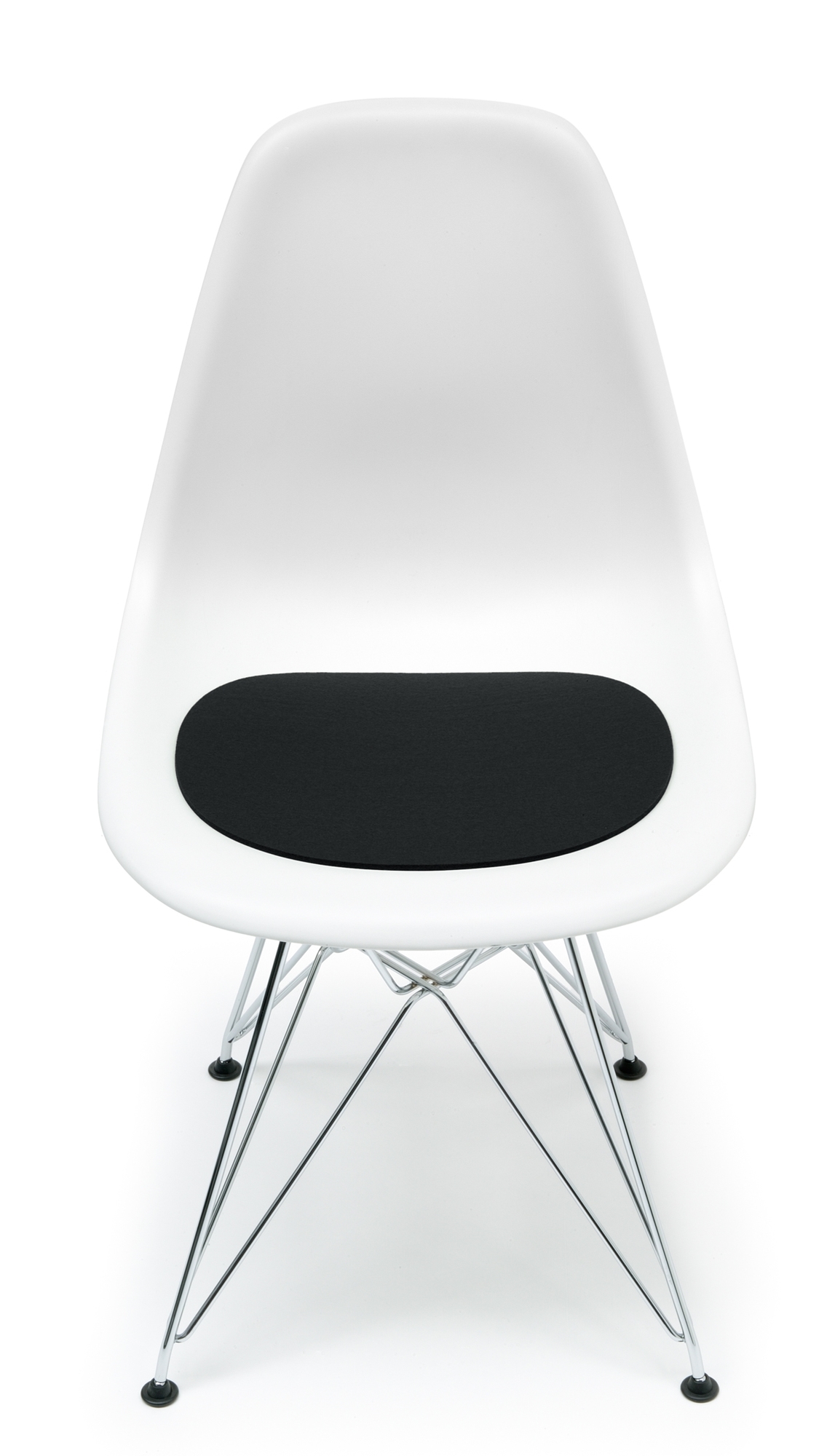 Coussin de siège-Feutre Eames Plastic Side Chairs DSR / DSW noir Hey Sign