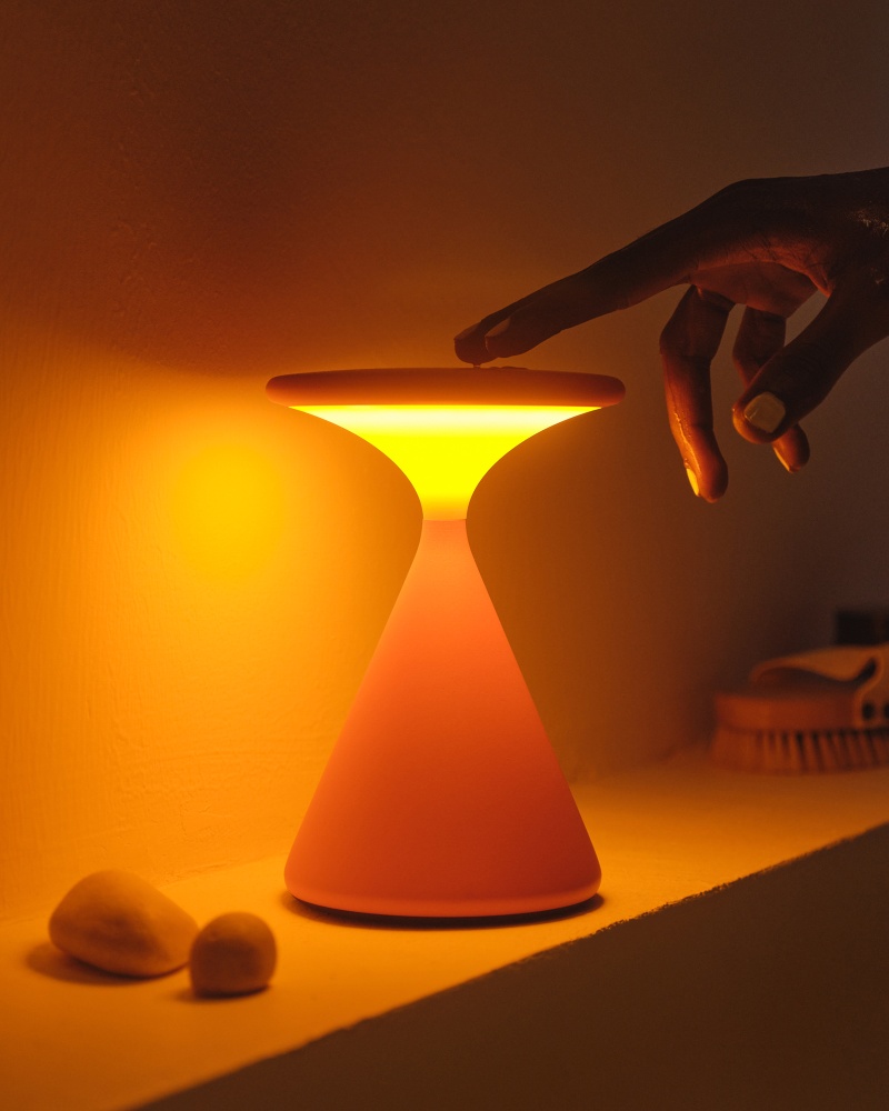 Salt Lampe à batterie / lampe de table Gris