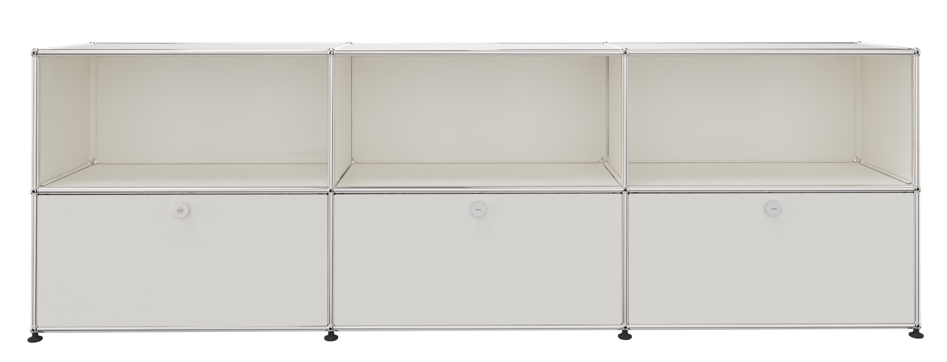 USM Haller Sideboard 3 Open / 3 Flaps Blanc pur - FAST DELIVERY     