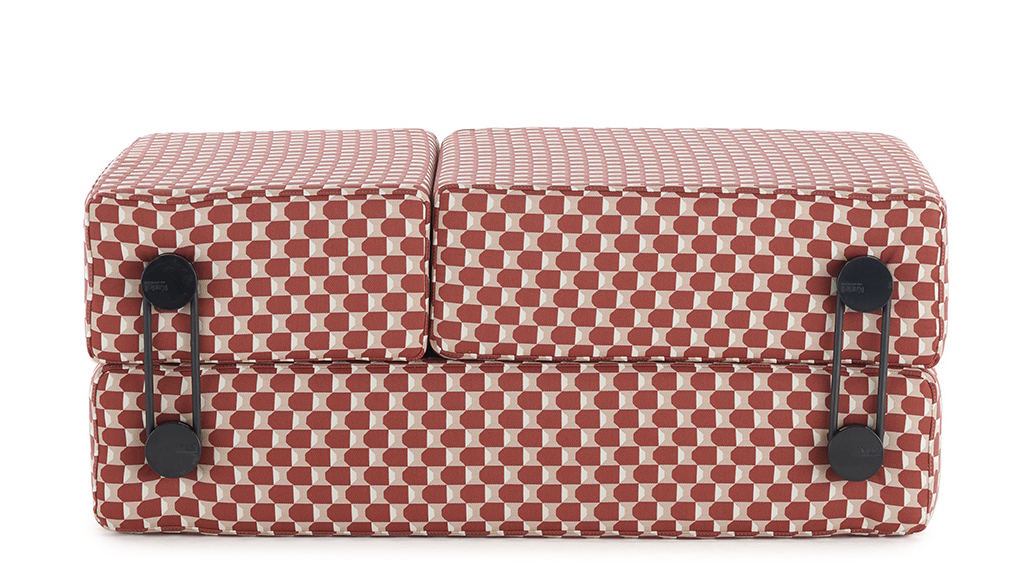 Chaise longue/méridienne/canapé d'extérieur Trix Obi Check Kartell