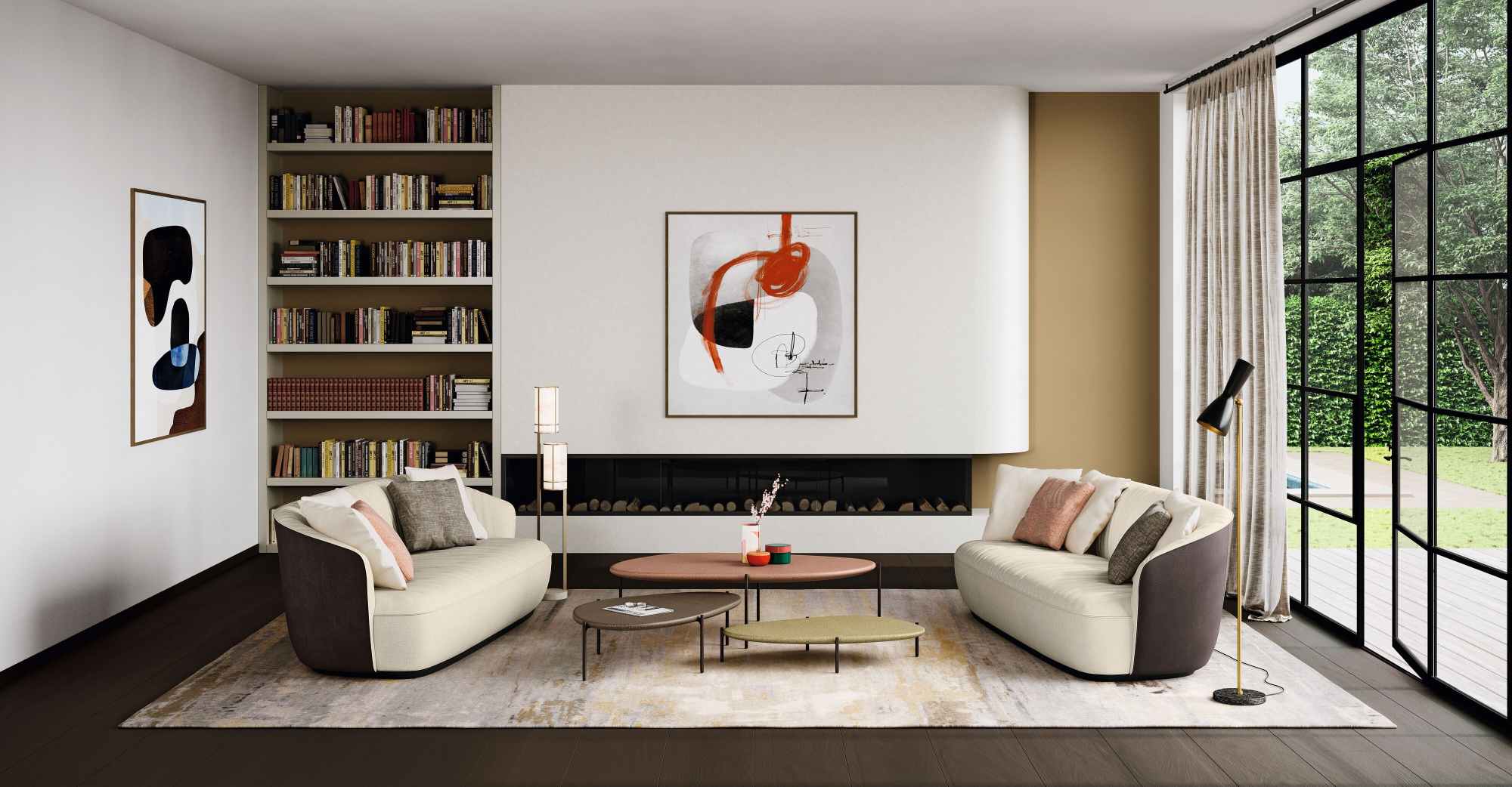 Ishino Metal Table Table d'appoint Walter Knoll
