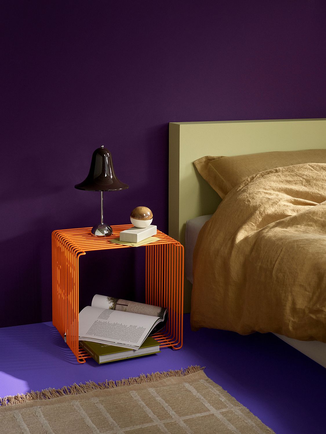 Panton Wire Cube Single étagère Tangerine LIMITED EDITION Montana