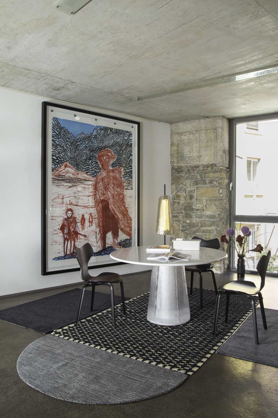 Bent Dining Table Medium Table a manger Pulpo