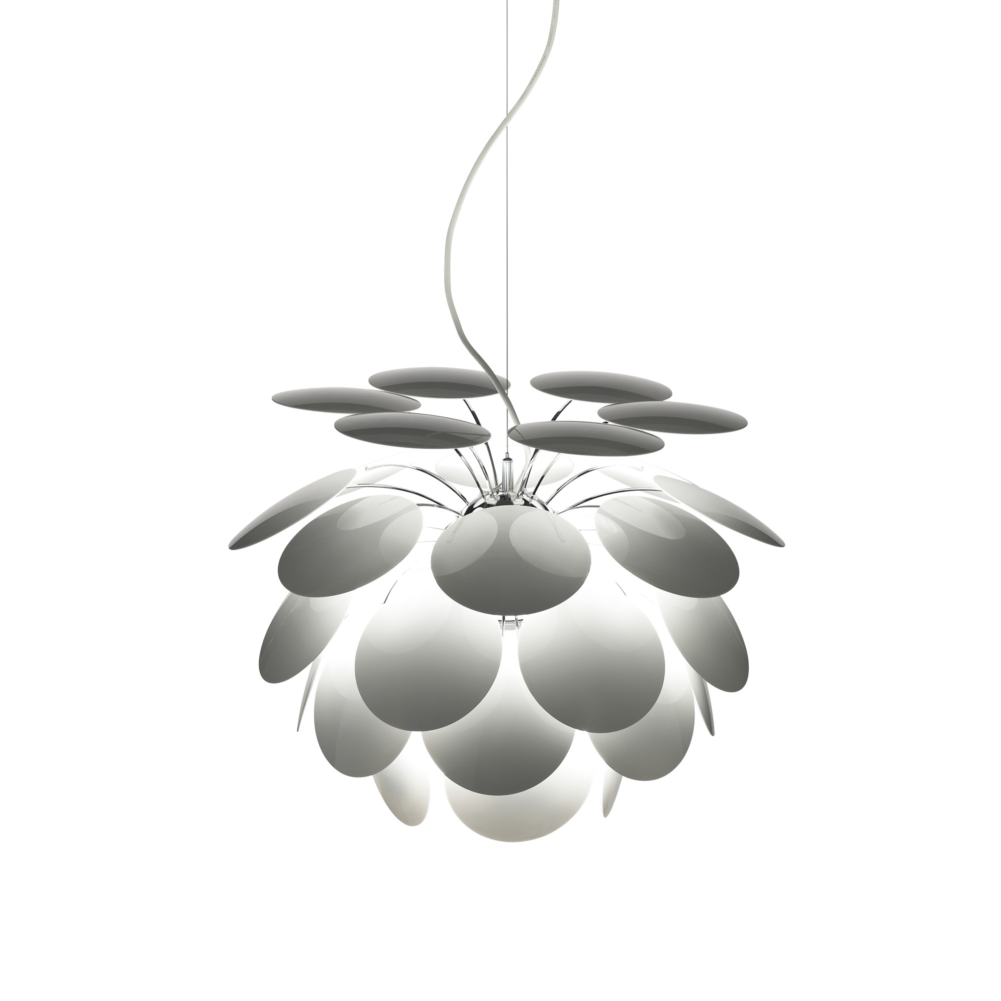 Discocó 68 / Discoco 68 LED Lampe suspension marset blanc