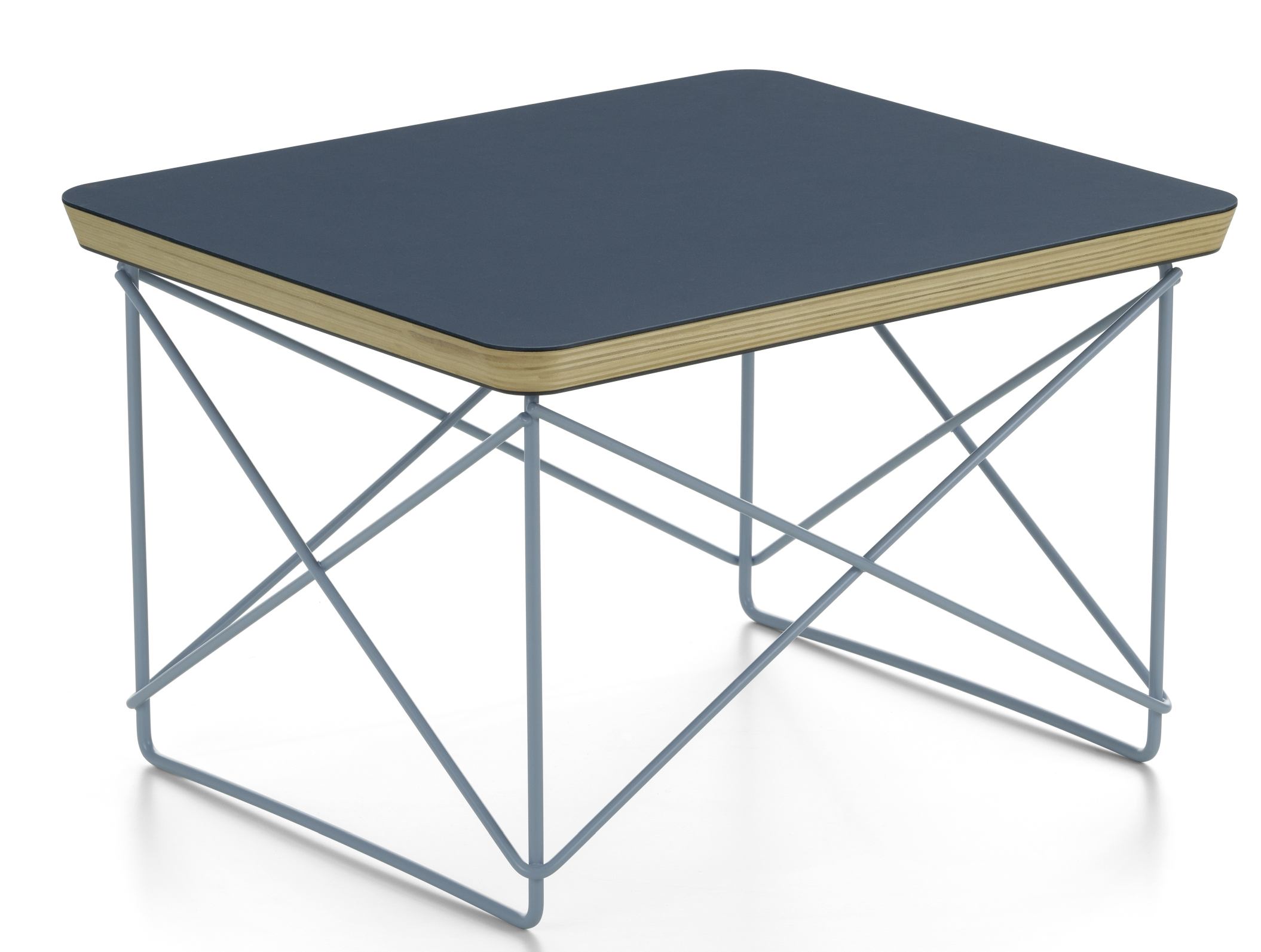 Occasional Table LTR Table d'appoint Linoléum Smoke blue Vitra 