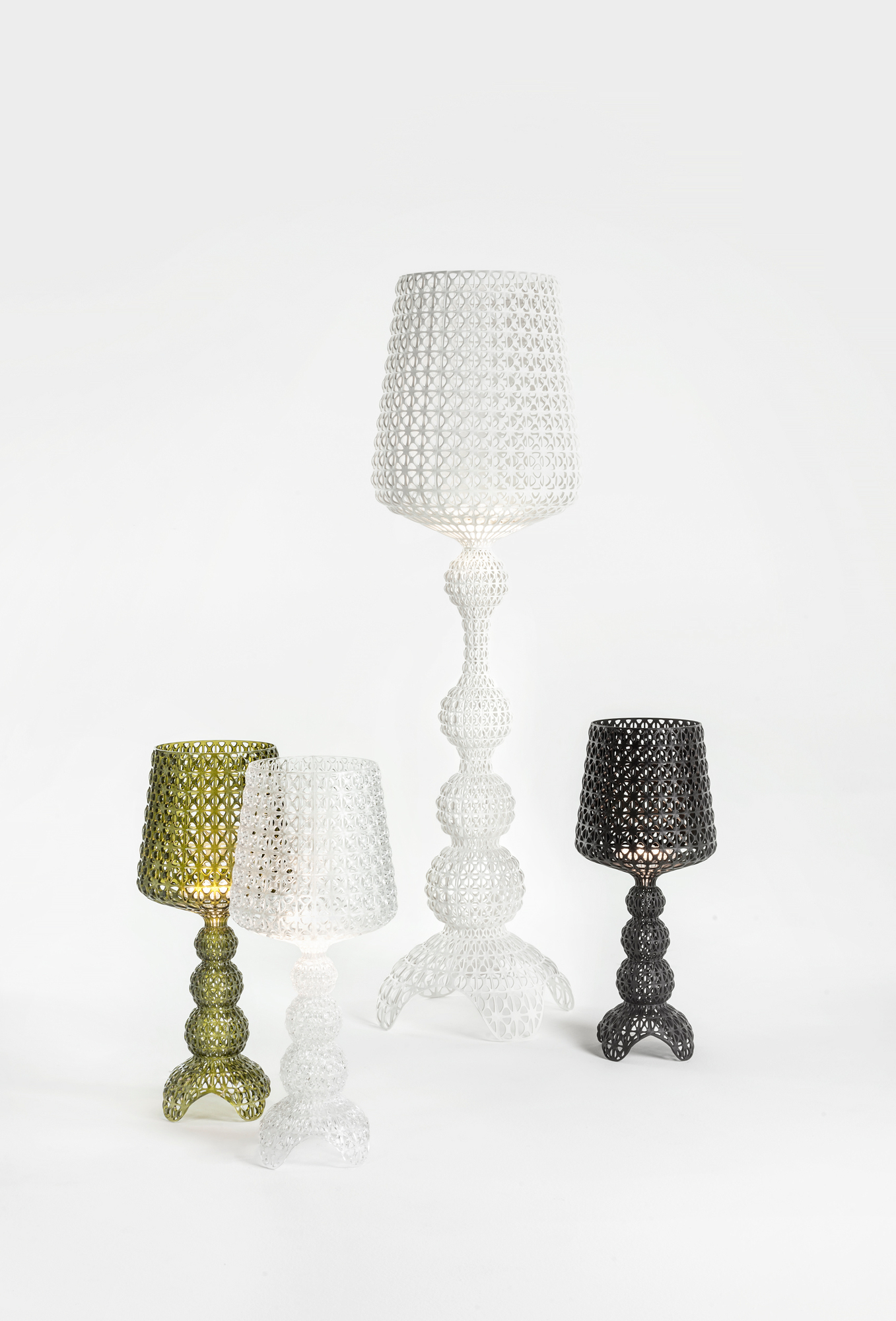Mini Kabuki lampe de table blanc Kartell