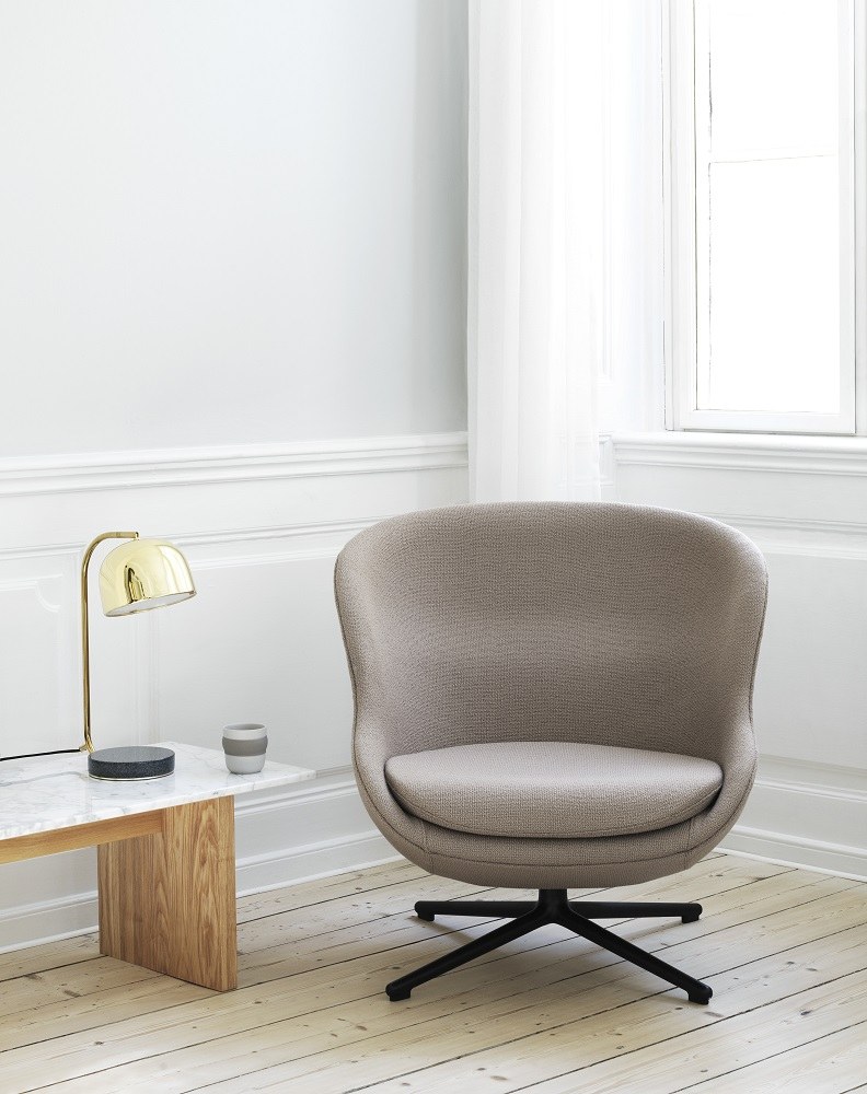 Hyg Lounge Chair Low Swivel Fauteuil Normann Copenhagen