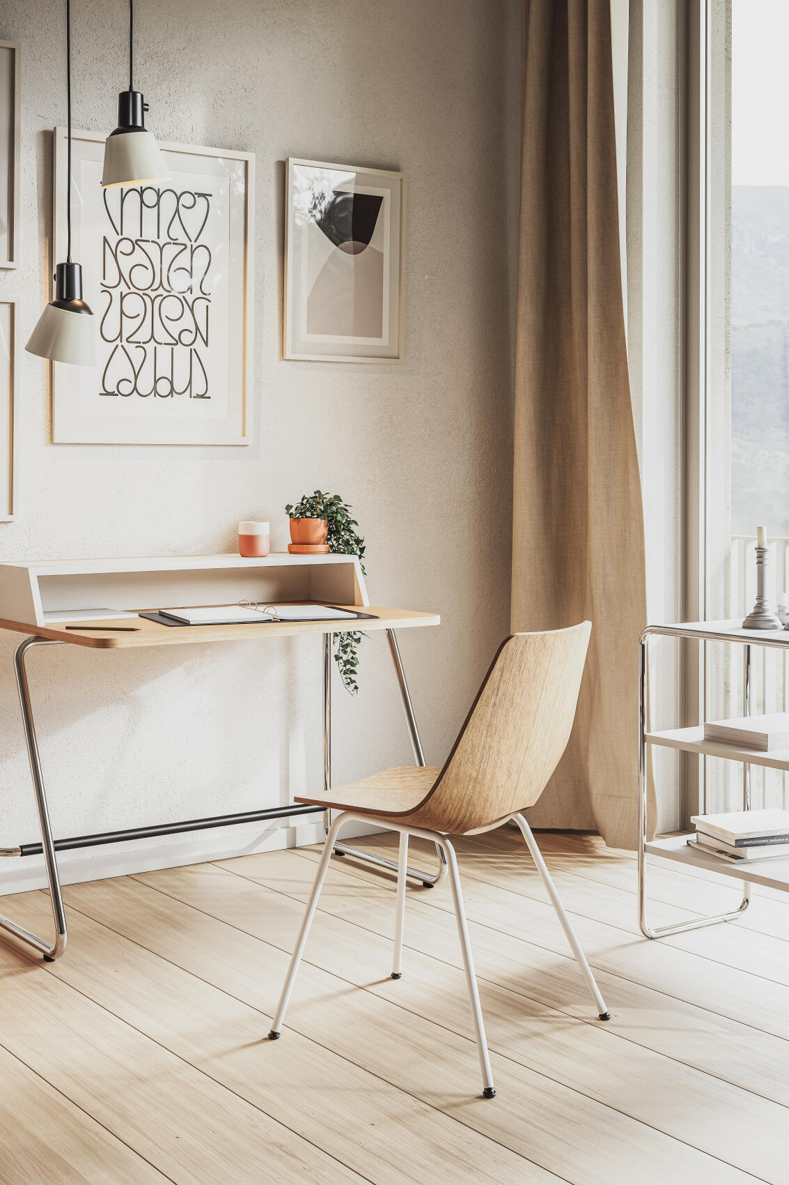 S 661 Chaise en tube d'acier Thonet