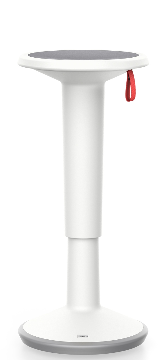 UPis1 110U Stand-Up Tabouret debout Interstuhl Blanc gris