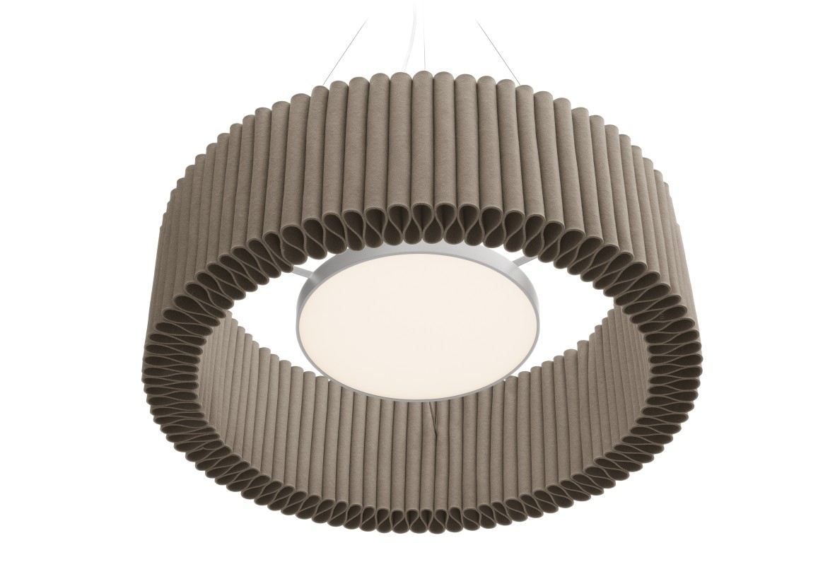 Objet de plafond Welle avec dispositif de suspension inclus