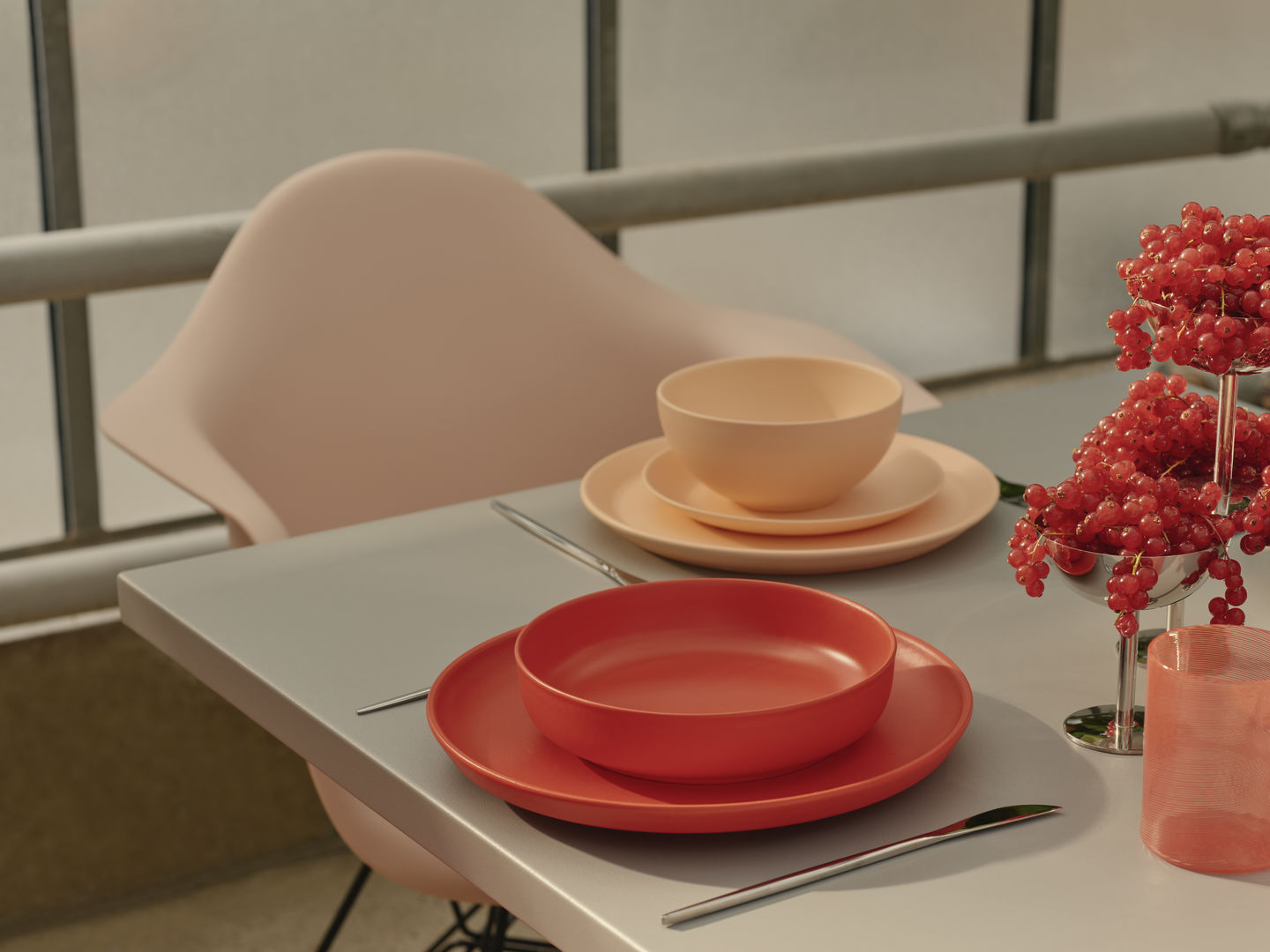 Eames Plastic Armchair DAR chaise Vitra