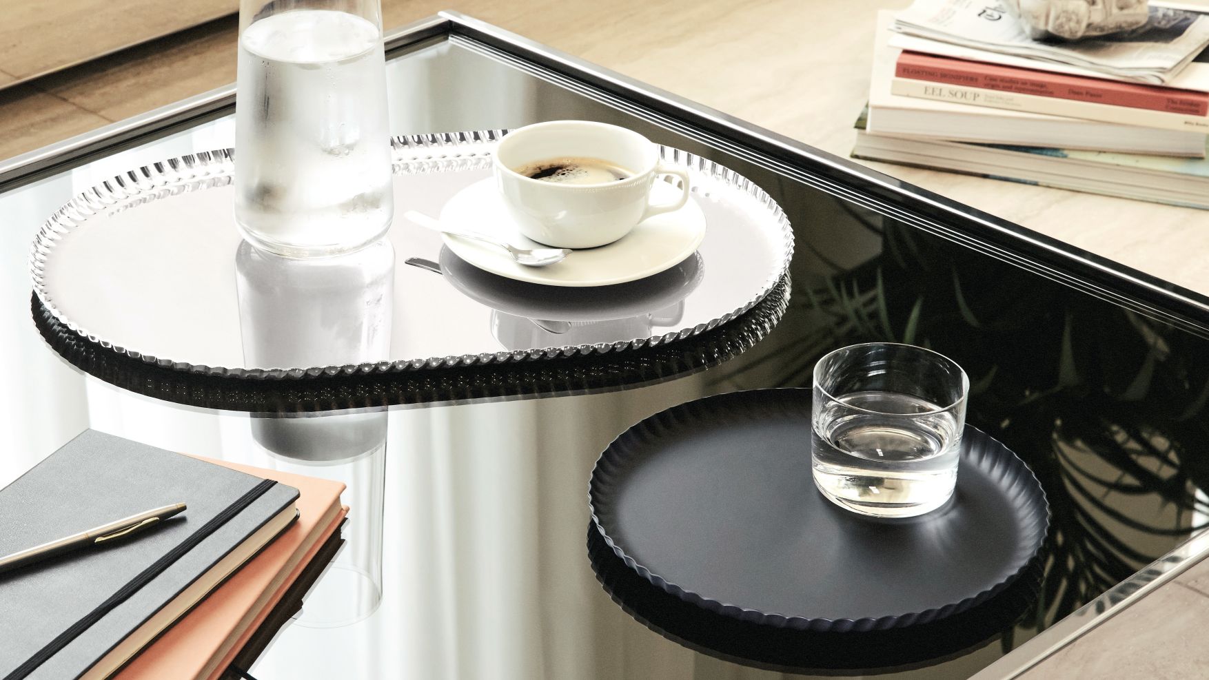 JK01/46 Pleats plateau Alessi