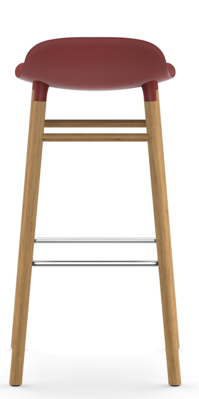 Form Barstool tabouret de bar H 75 cm Bois Normann Copenhagen