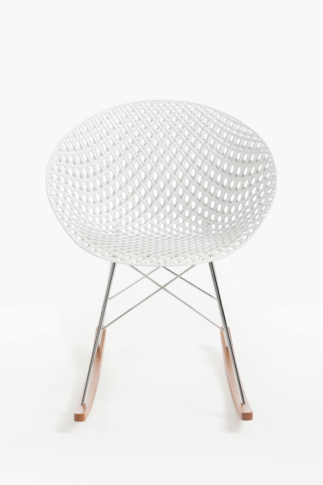 Smatrik Finition bois Chaise à bascule Kartell