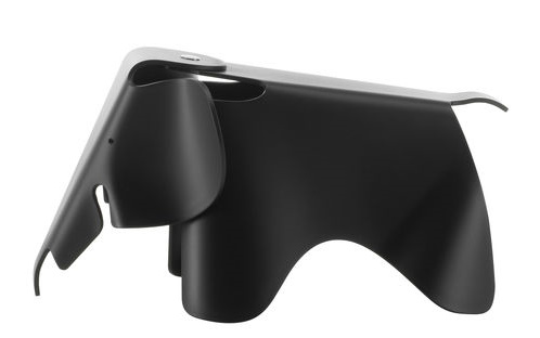 Eames Elephant Small petite RE Vitra noir profond