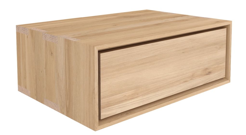 Nordic II Table de nuit Chêne suspendue Ethnicraft