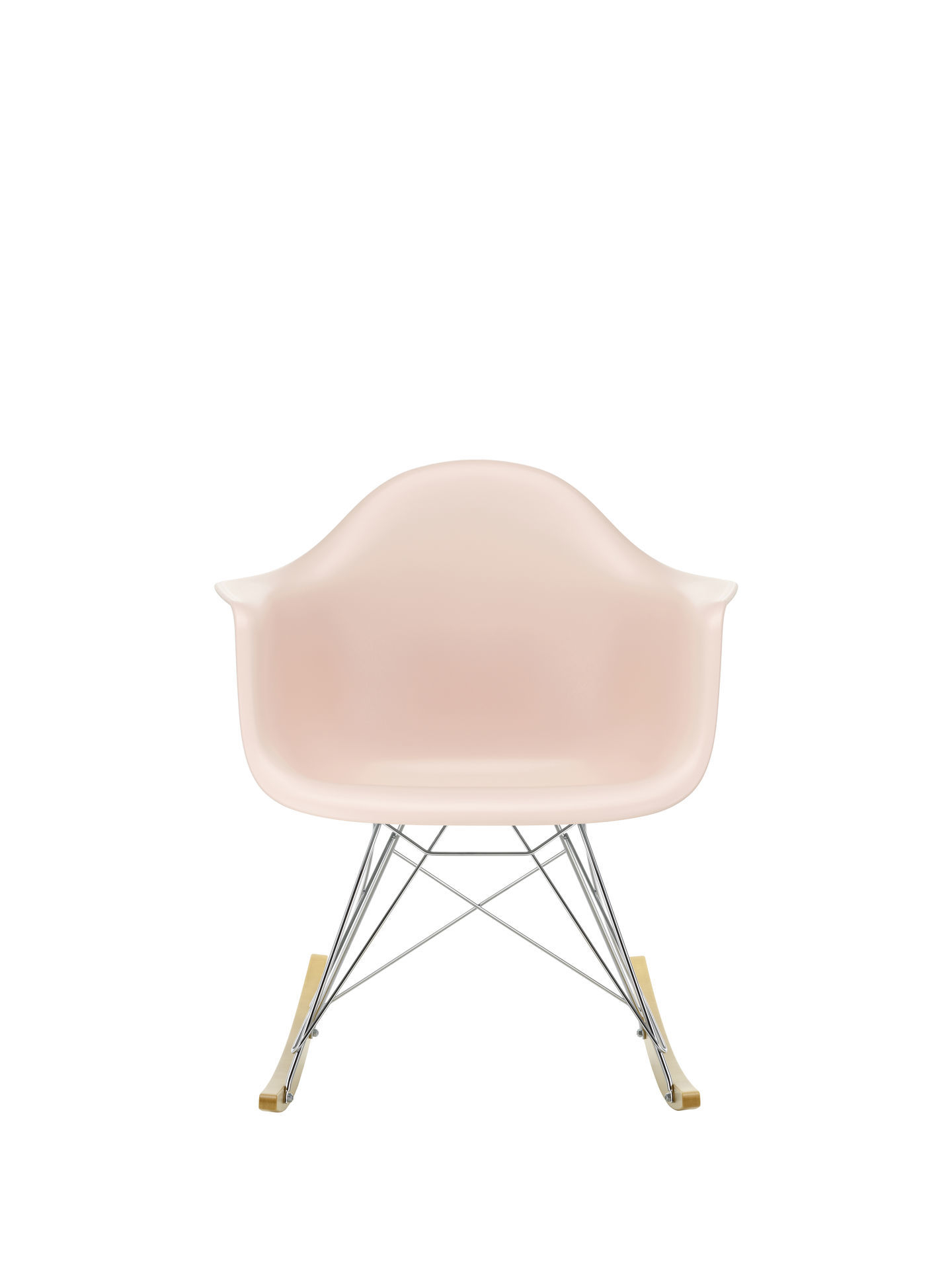 Eames Plastic Arm Rocking Chair chaise à bascule RAR Vitra Érable sombre - Noir - Deep black