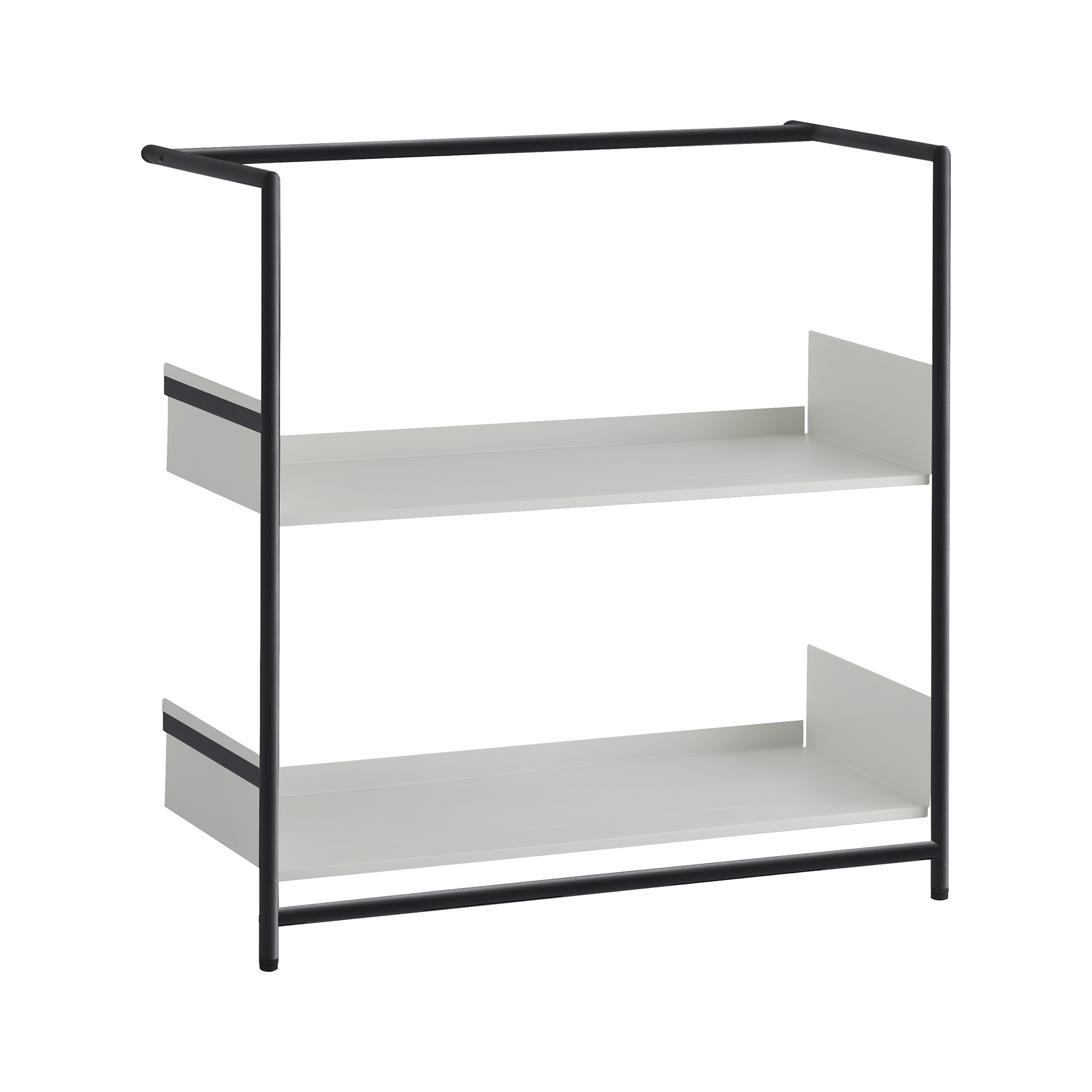 Pool 82 Étagère penchée / étagère à chaussures Mox Noir/blanc