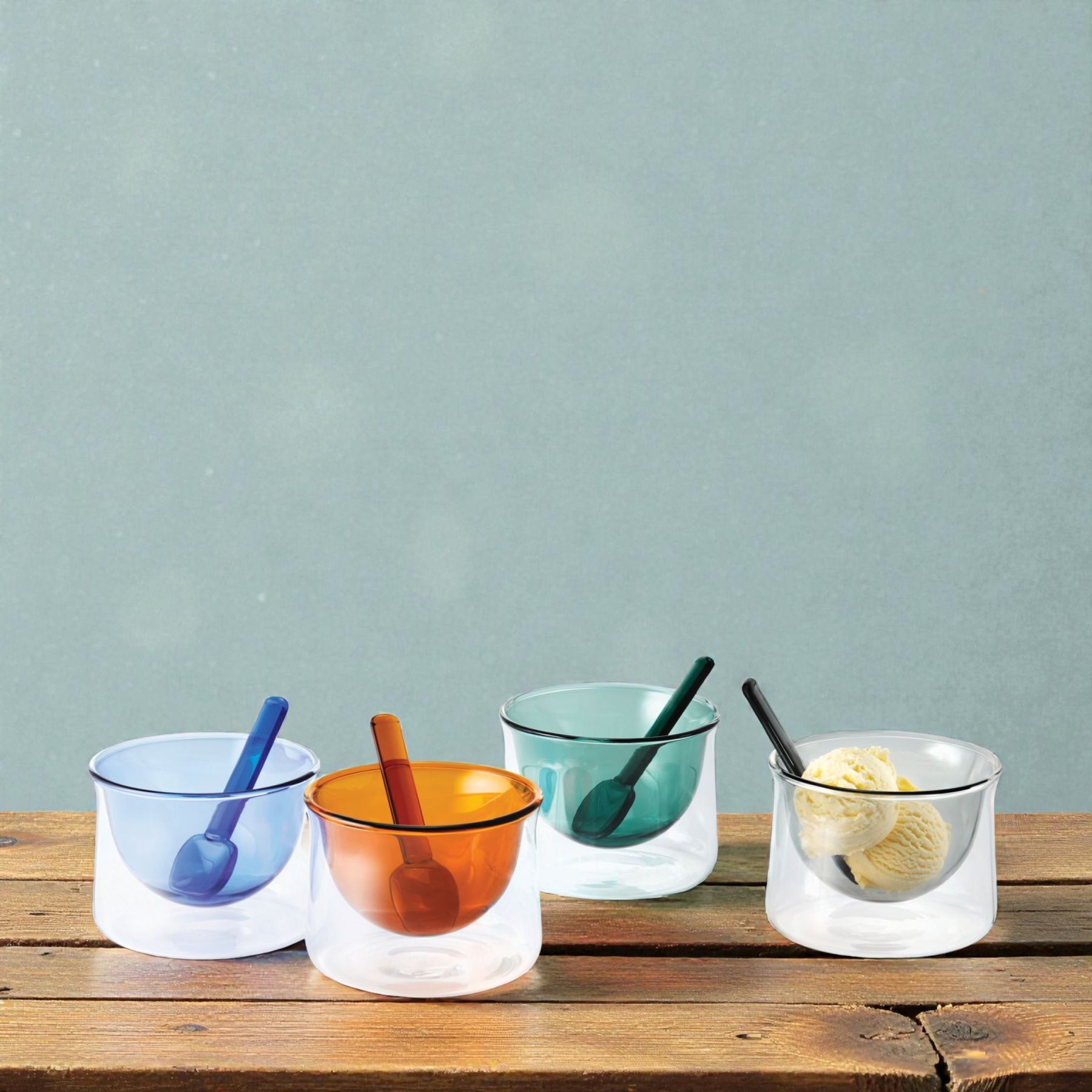 Gobelet à gelato avec cuillère Philippi