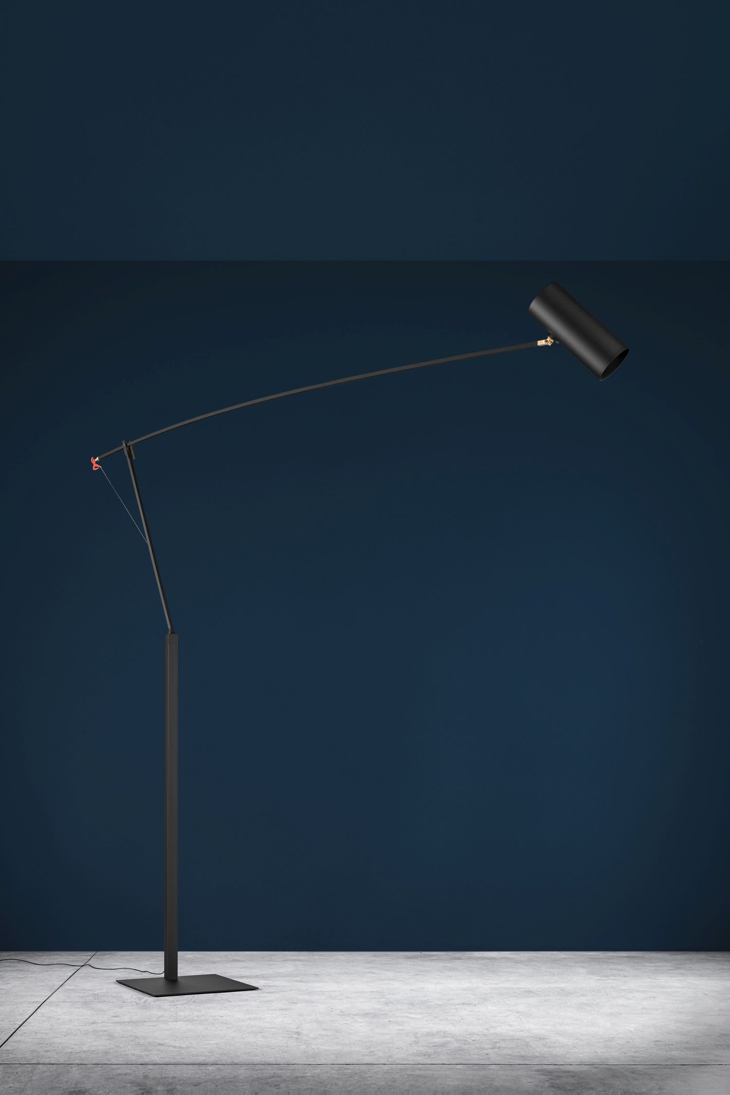 Ettorino BIG Lampadaire Noir Catellani & Smith