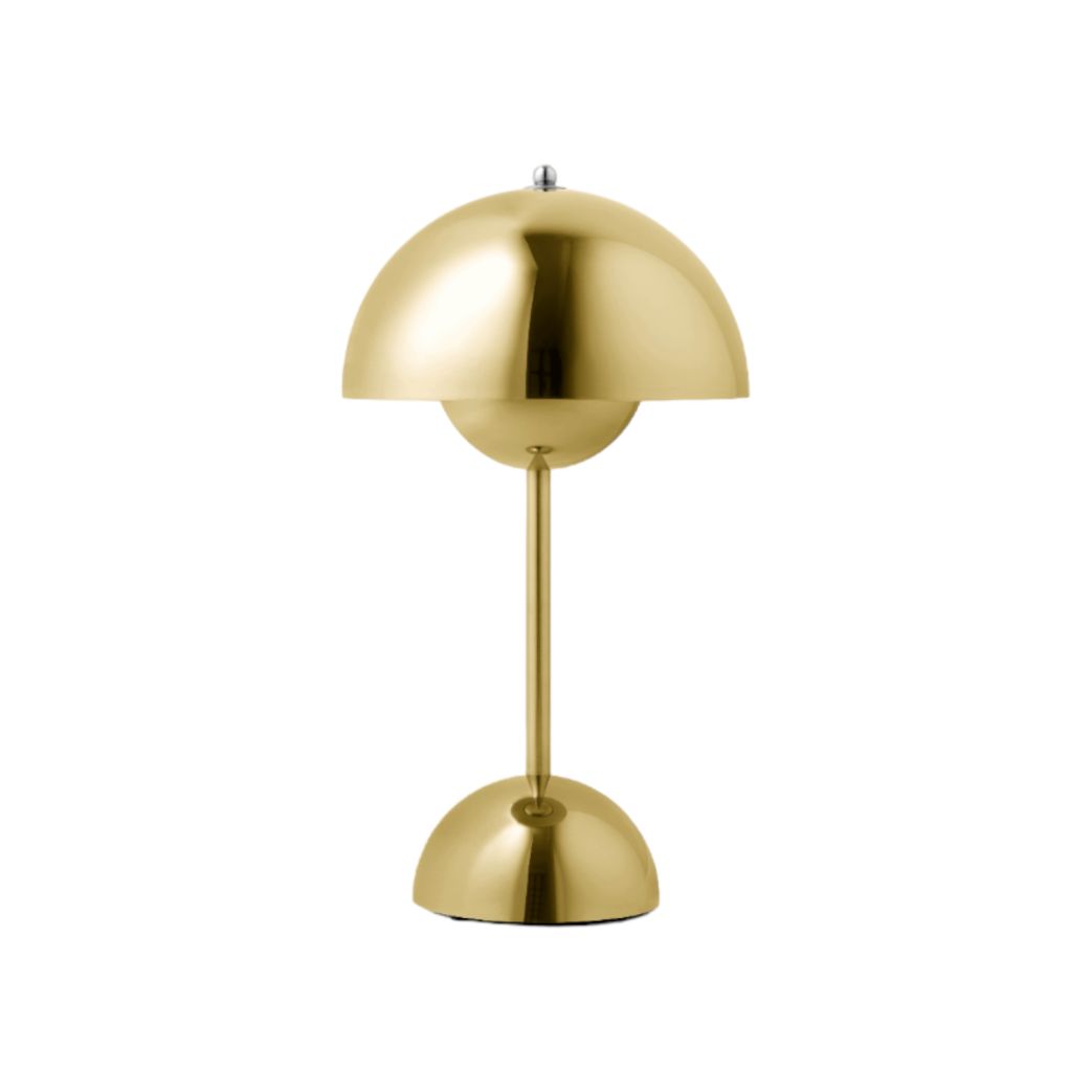 Flowerpot VP9 Portable Lampe à batterie / Lampe de table avec Laiton USB AndTradition OFFRE SPECIALE