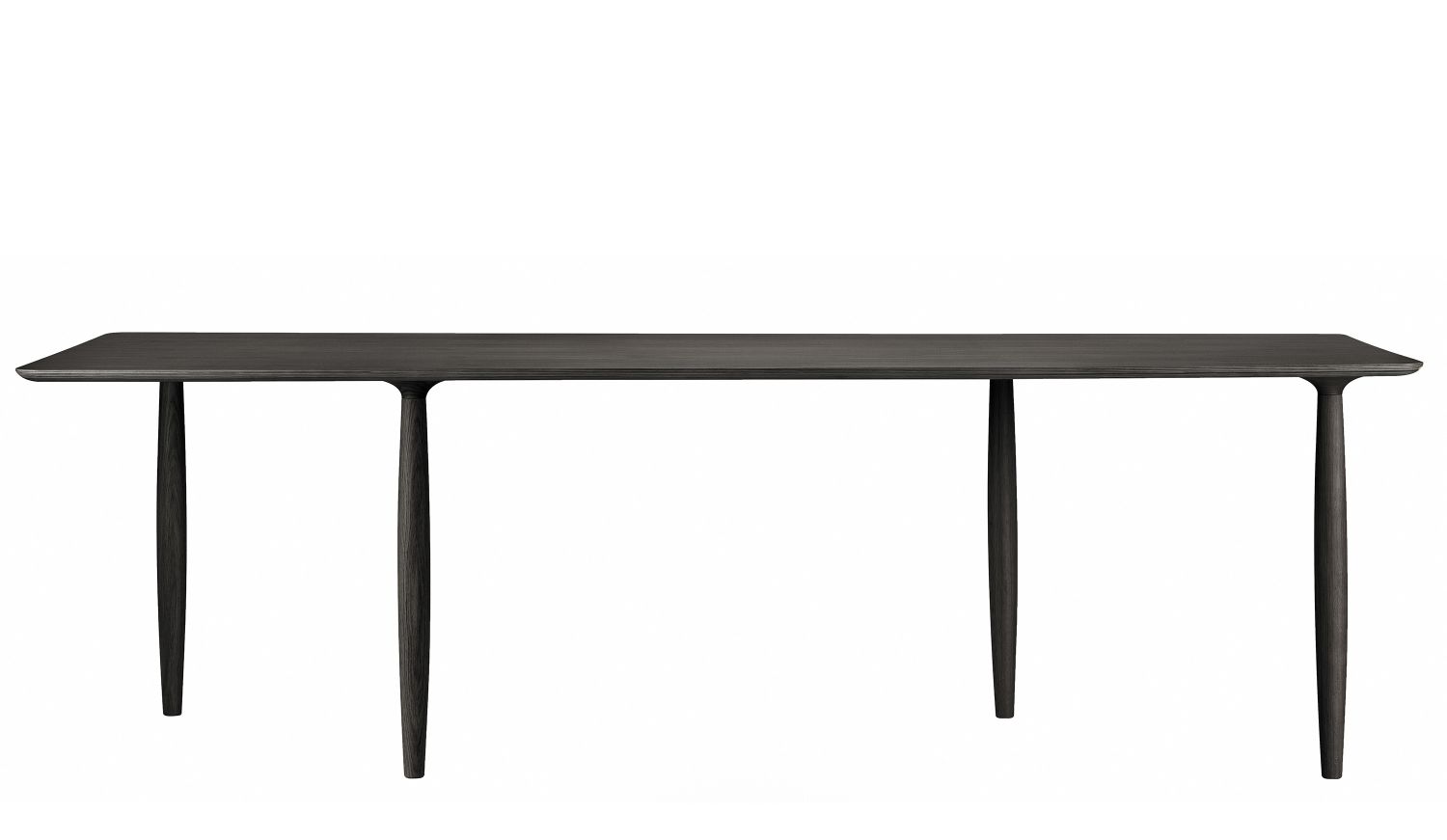 Oku Table à manger Chêne noir L 200 cm Norr11