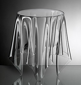 Table d'appoint transparente Essey Illusion, Klein & More OFFRE SPECIALE