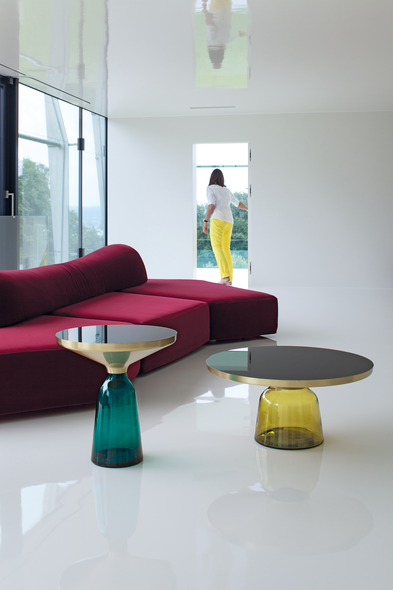Plateau de table Marbre pour Bell Side Table Table d'appoint ClassiCon