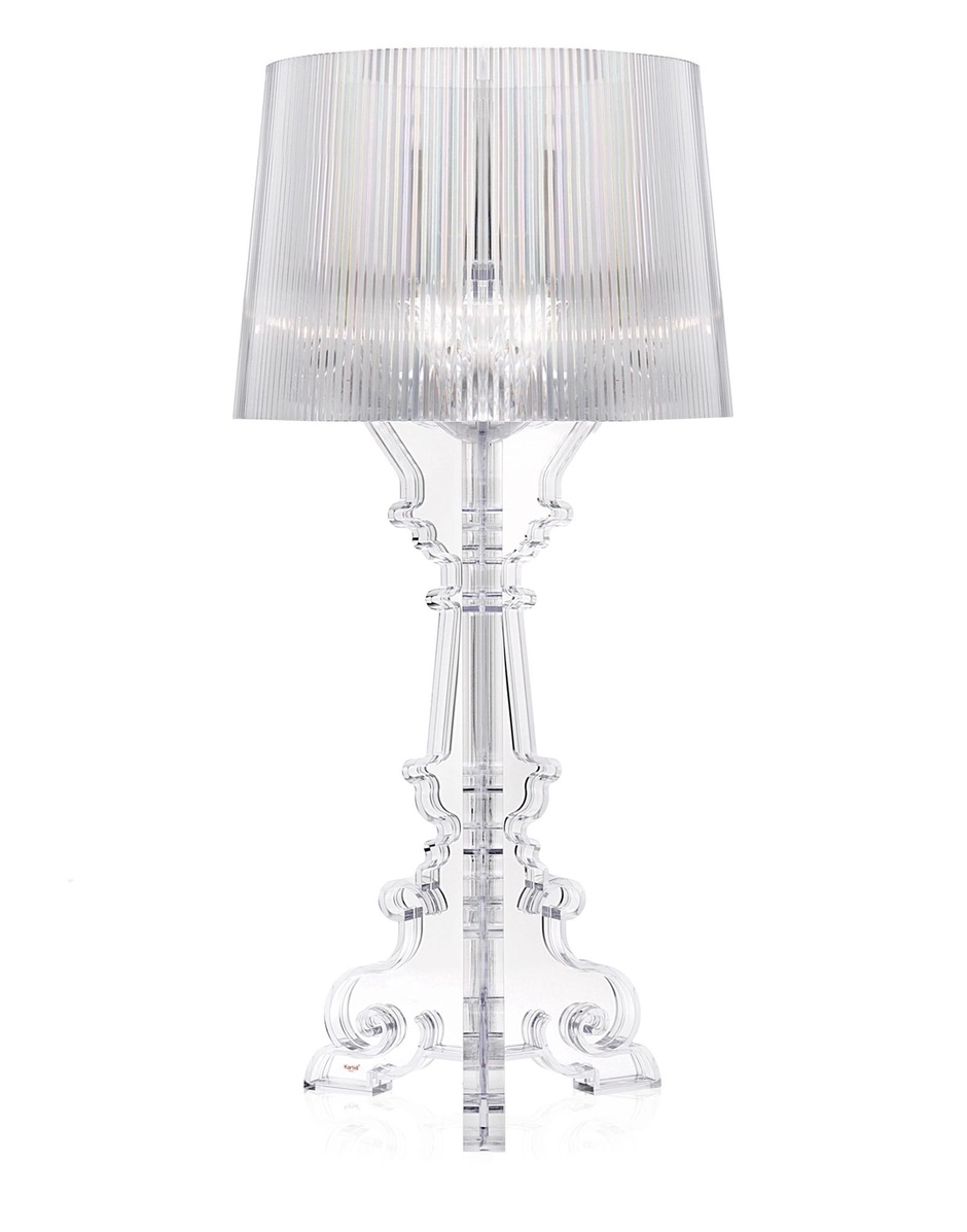 Bourgie Lampe de Table Cristal clair Dimmable Kartell