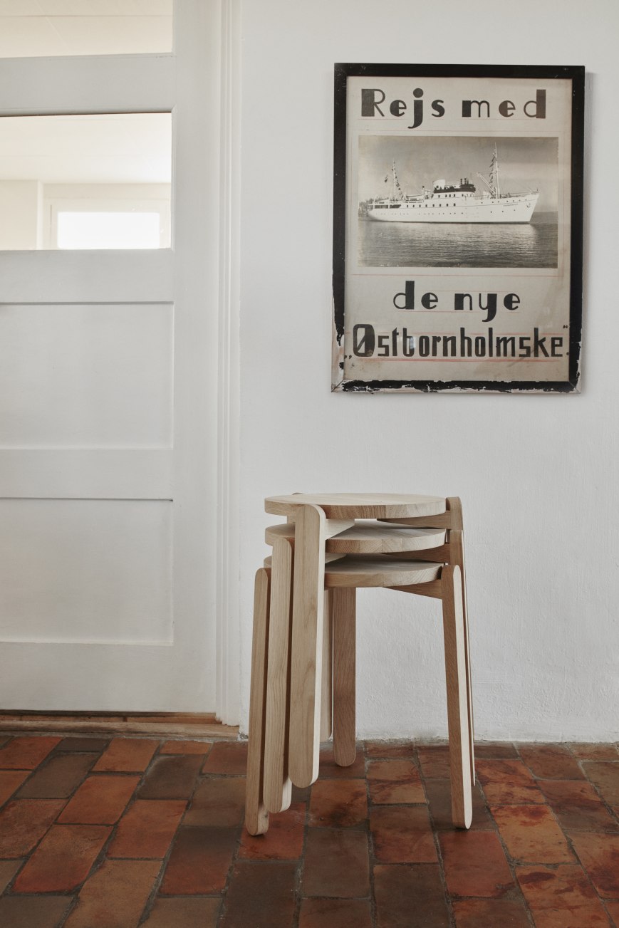 Nomad Tabouret Stool Skagerak by Fritz Hansen