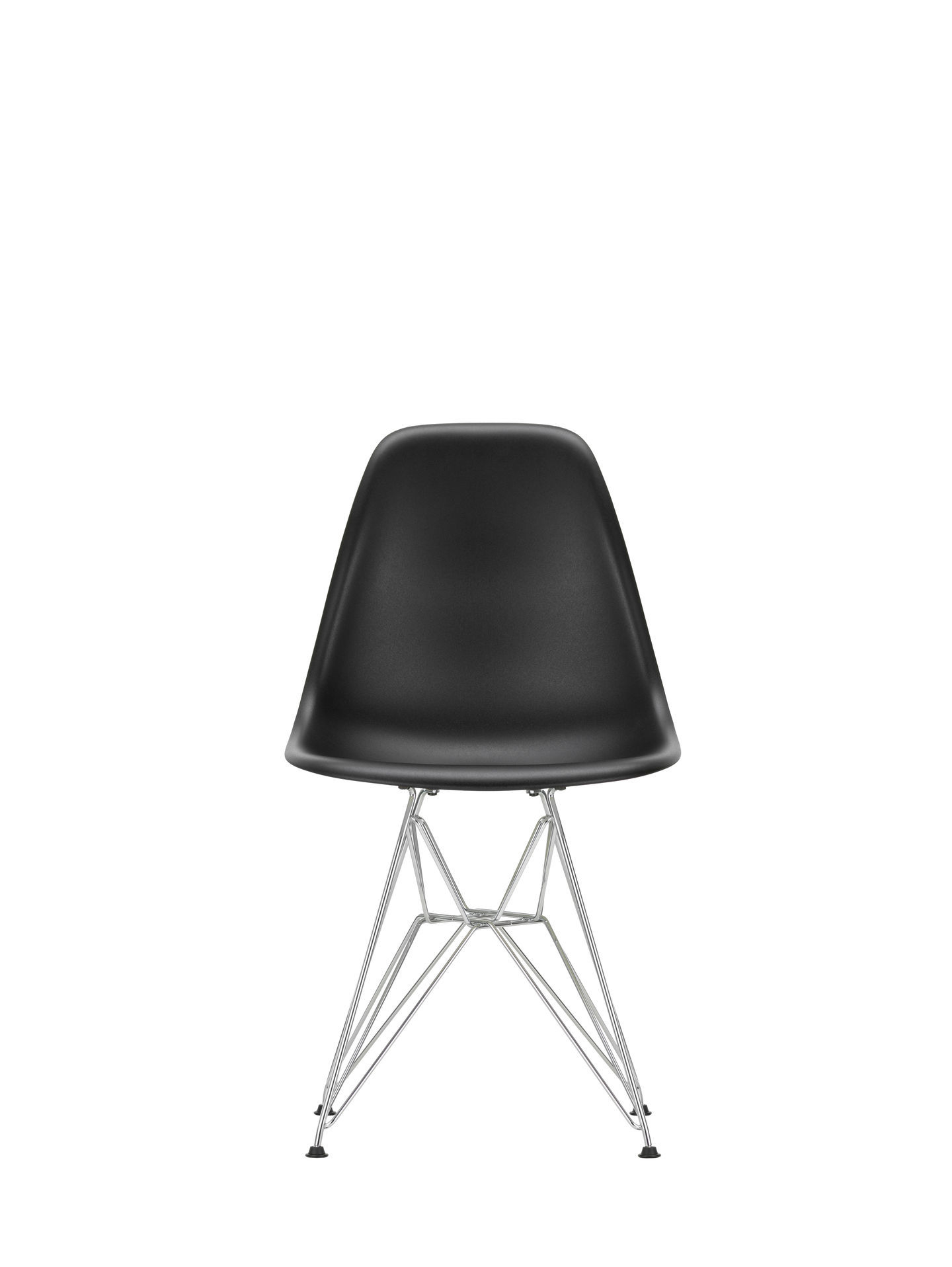 Eames Plastic Side Chair DSR Chaise Vitra Noir-Sea-blue