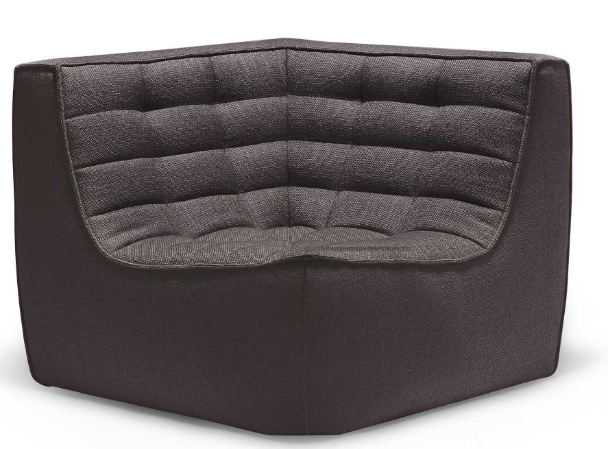 N701 Canapé d'angle gris foncé Ethnicraft