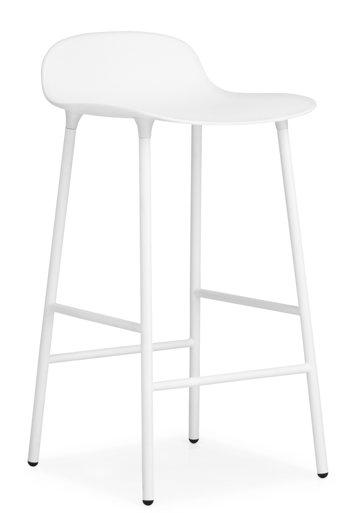 Form Barstool tabouret de bar H 65 cm Acier Normann Copenhagen