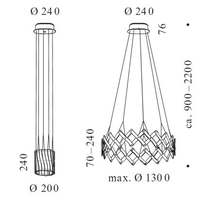 Zoom Pendent light Serien Lighting