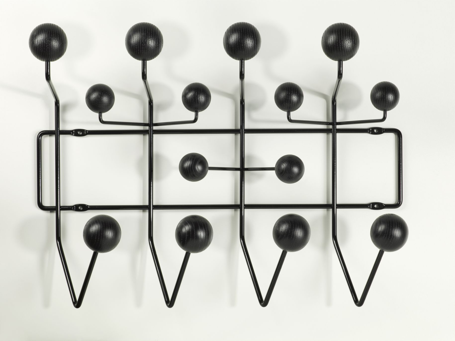 Eames Hang it all garderobe frêne noir Vitra