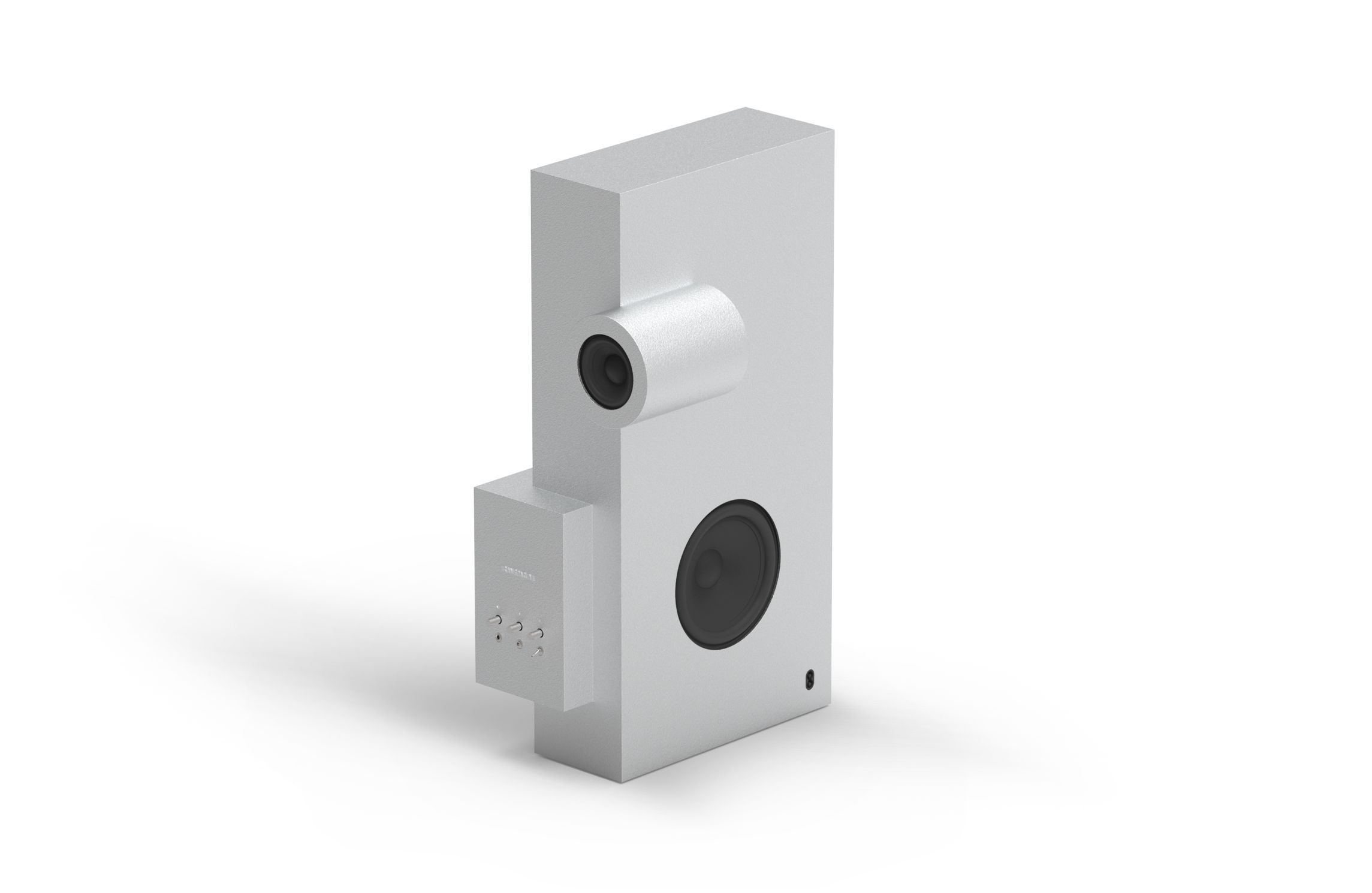 Haut-parleur Brutalist transparent