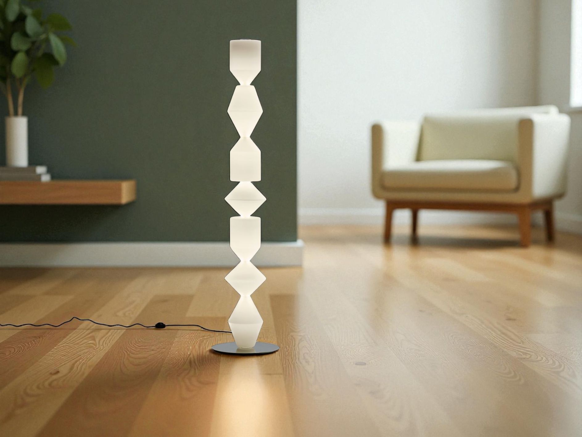 Lampadaire Costantina Opal Mogg