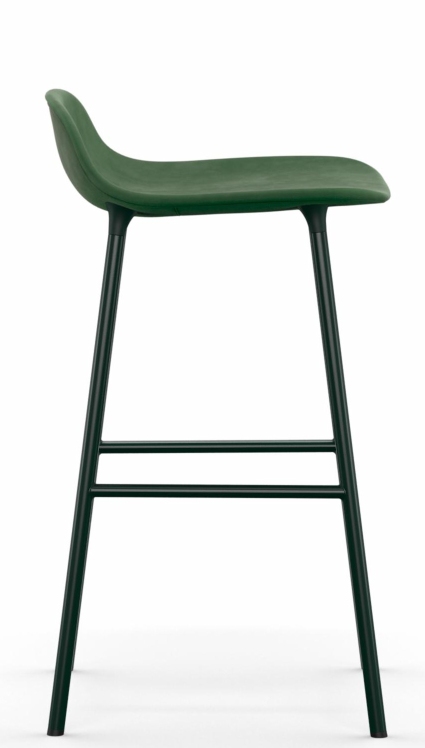 Form Barstool tabouret de bar H 65 cm Acier Rembourré Normann Copenhagen
