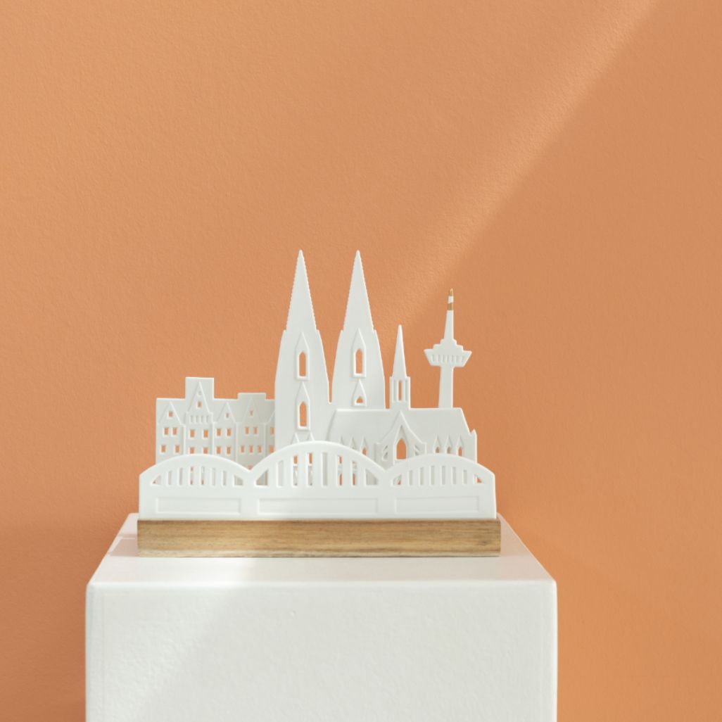 Objet lumineux Silhouette de la ville de Cologne Räder