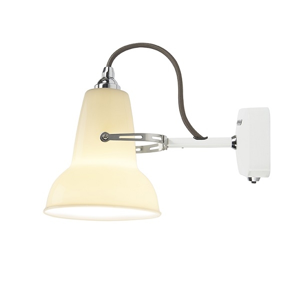 Original 1227 Mini Wall Light Applique murale Anglepoise Ceramic blanc